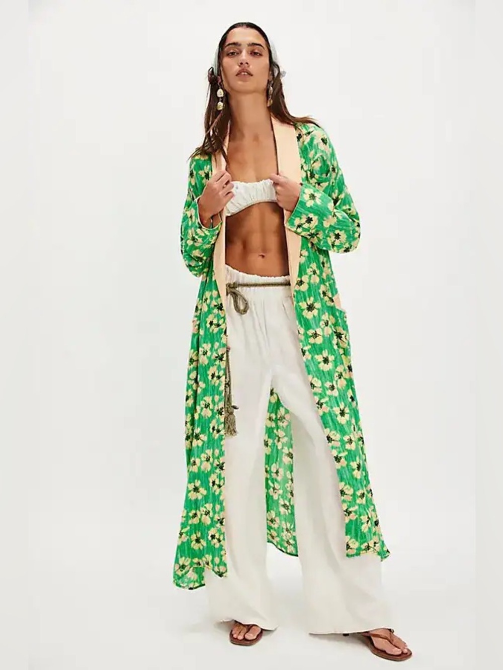 Free People Wild Nights Duster Size L